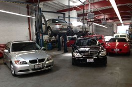 Cars in Shop
